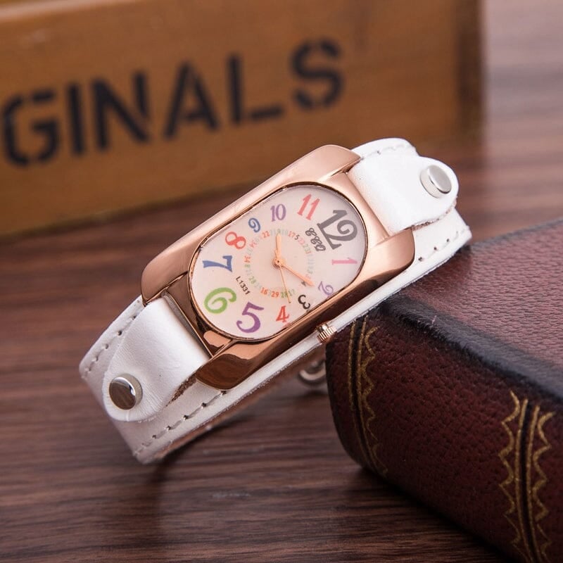 🔥Last Day Promotion 50% OFF🔥 -Vintage Leather Quartz Stone Women's Watch