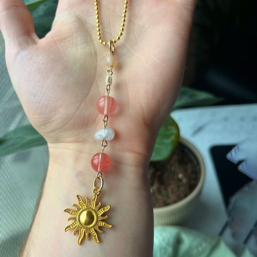 🔥Last Day Promotion 50% OFF🔥😍Sun Handmade Car Charm💖