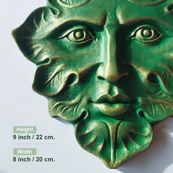 2024 Green Leaf Man wall art sculpture home garden decoration