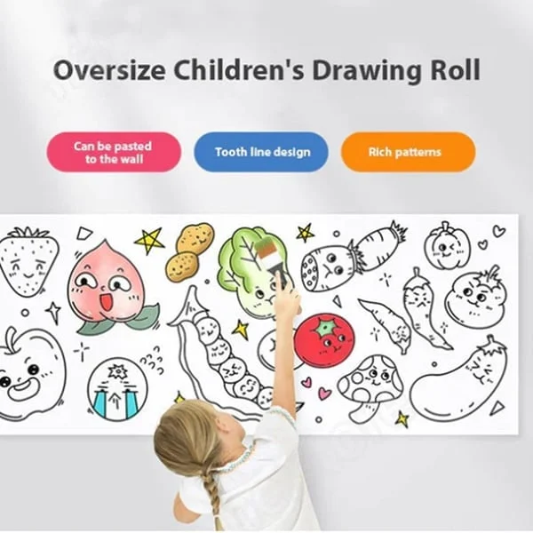 🎄Children's Drawing Roll