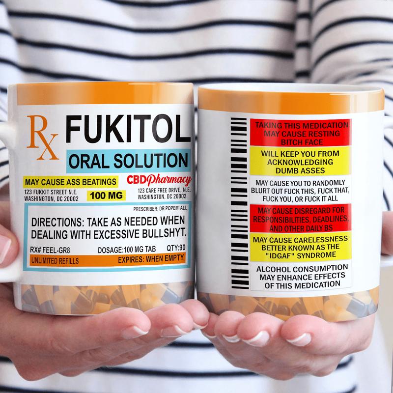 Gift - Funny Prescription Label 11 Oz Mug