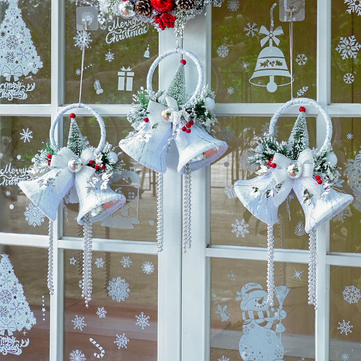 ON SALE🔥Christmas Decorations White Bell Hanging Ornaments