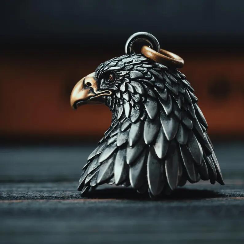 Handcrafted Retro Motorcycle Ride Guardian Bell - Good Luck Charm