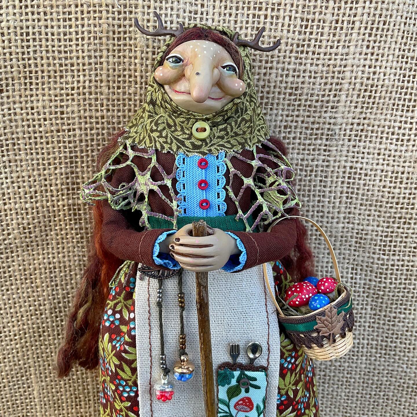 🔥Last Day Promotion 70% OFF🔥 - Handmade Kitchen Witch Doll🎁