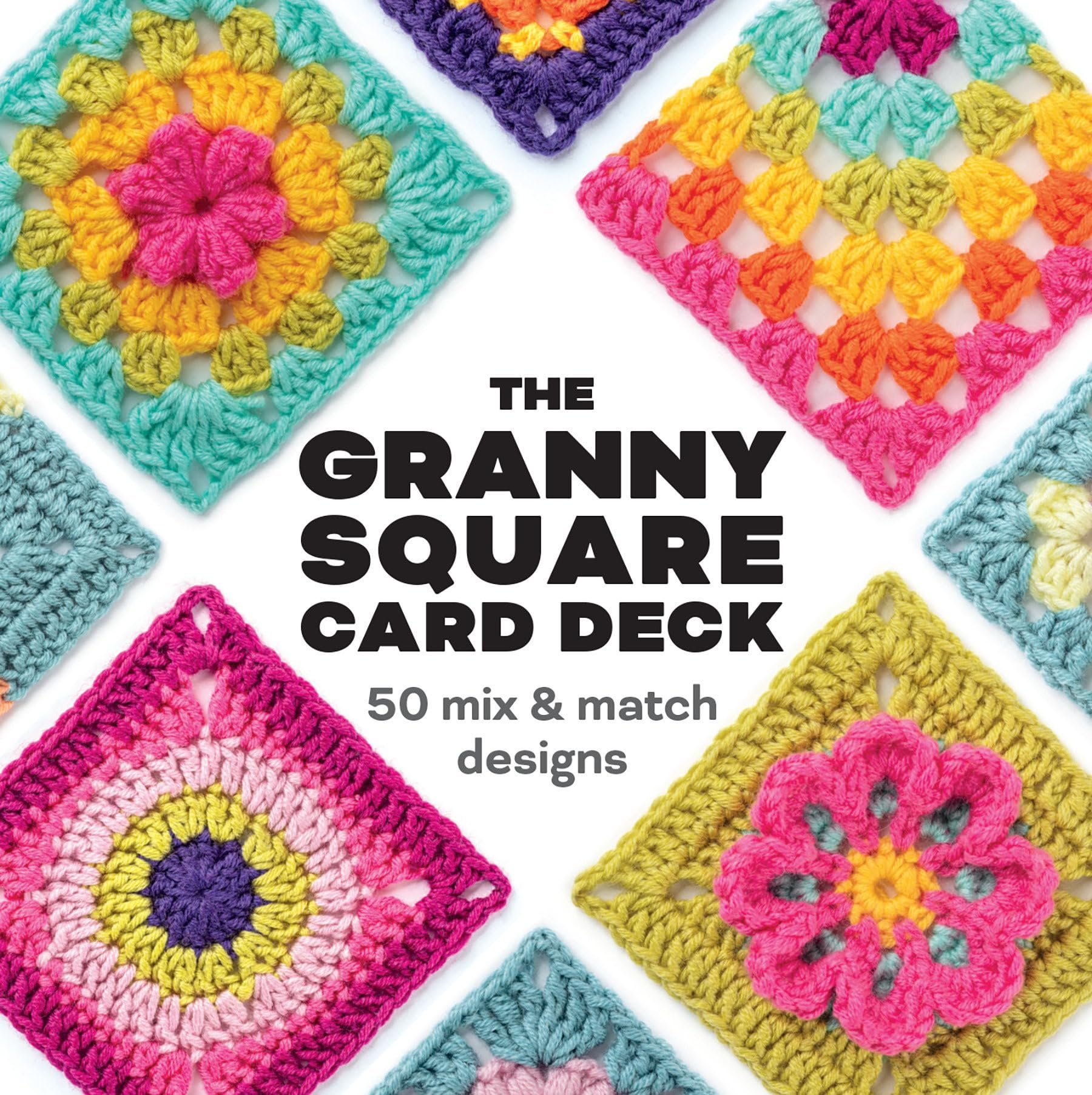 The Granny Square Card Deck(50 Mix & Match Designs)