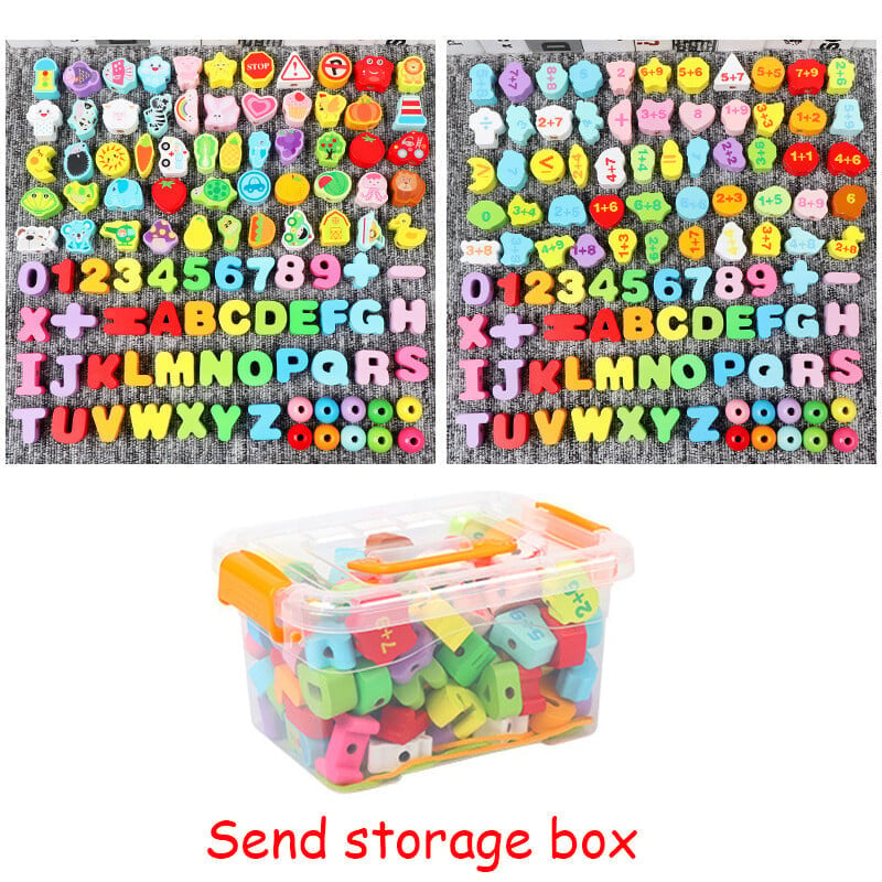 🎄Last Day 40% OFF - Educational Lacing Beads (106 PCS & 🎁Send storage box)