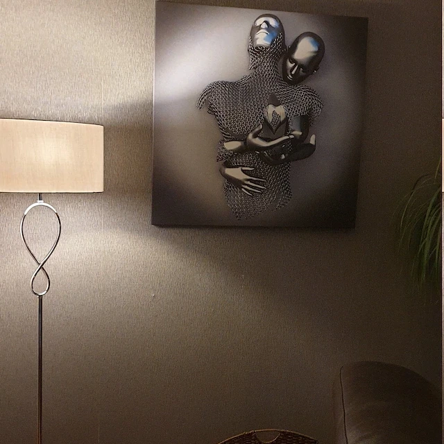 Love Heart Gray-3D Art Wall💞The most romantic way to express your love💞