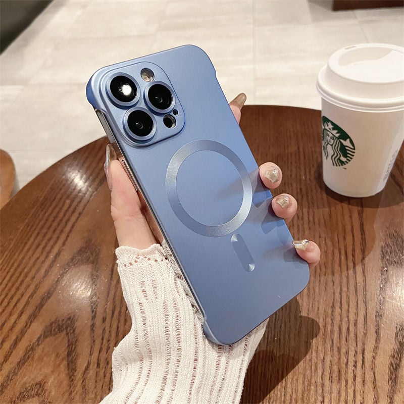 🎁💝2024 Valentine’s Day Gifts - Frameless Matte Ultra Thin Magnetic iPhone Case