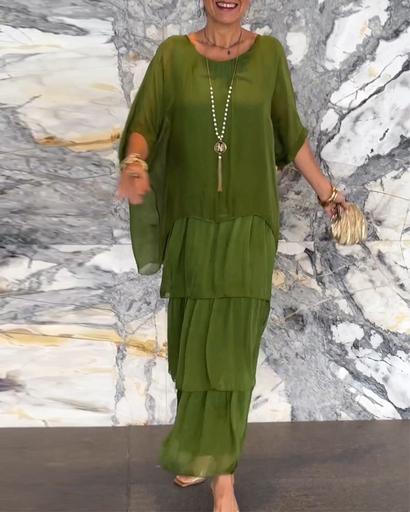 💝💝BUY 2 FREE SHIPPING - ARTISTIC STYLE LOOSE DRESS