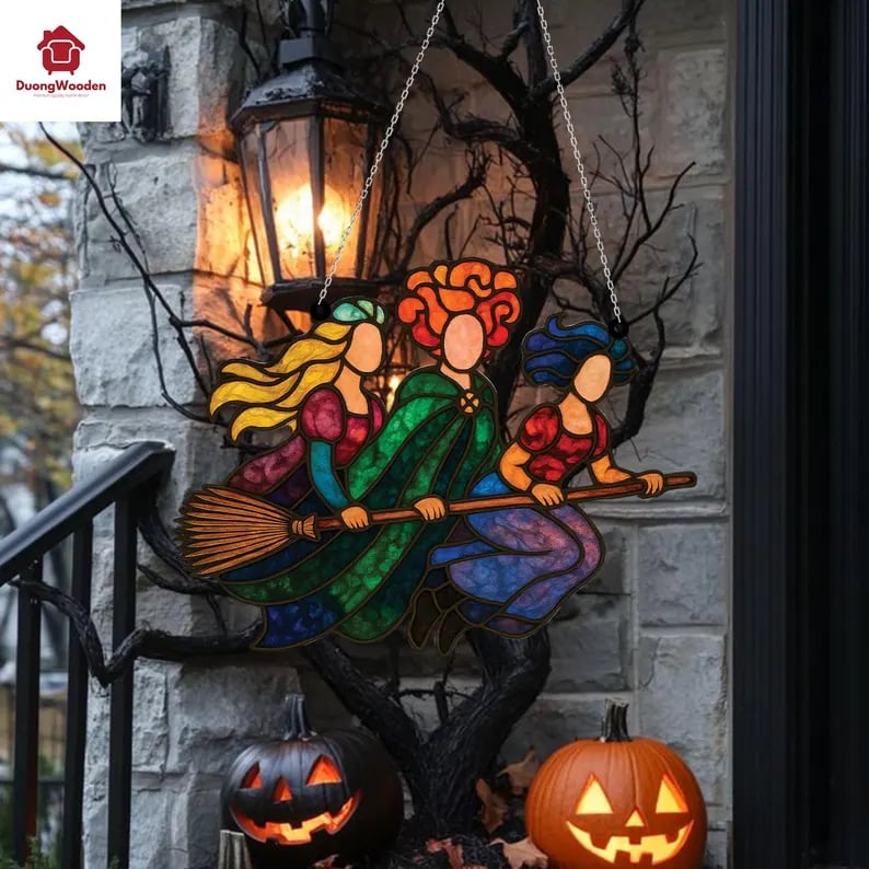 Halloween Witch Suncatcher