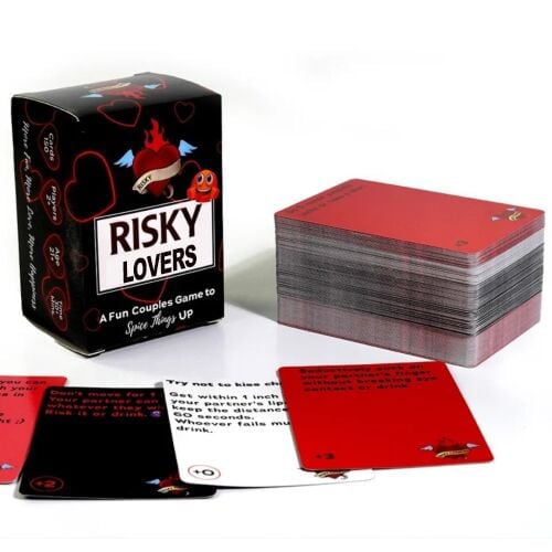 🔥BUY 2 SAVE $10🎴RISKY LOVERS - 150 Spicy Dares & Questions for Your Date Night🎴