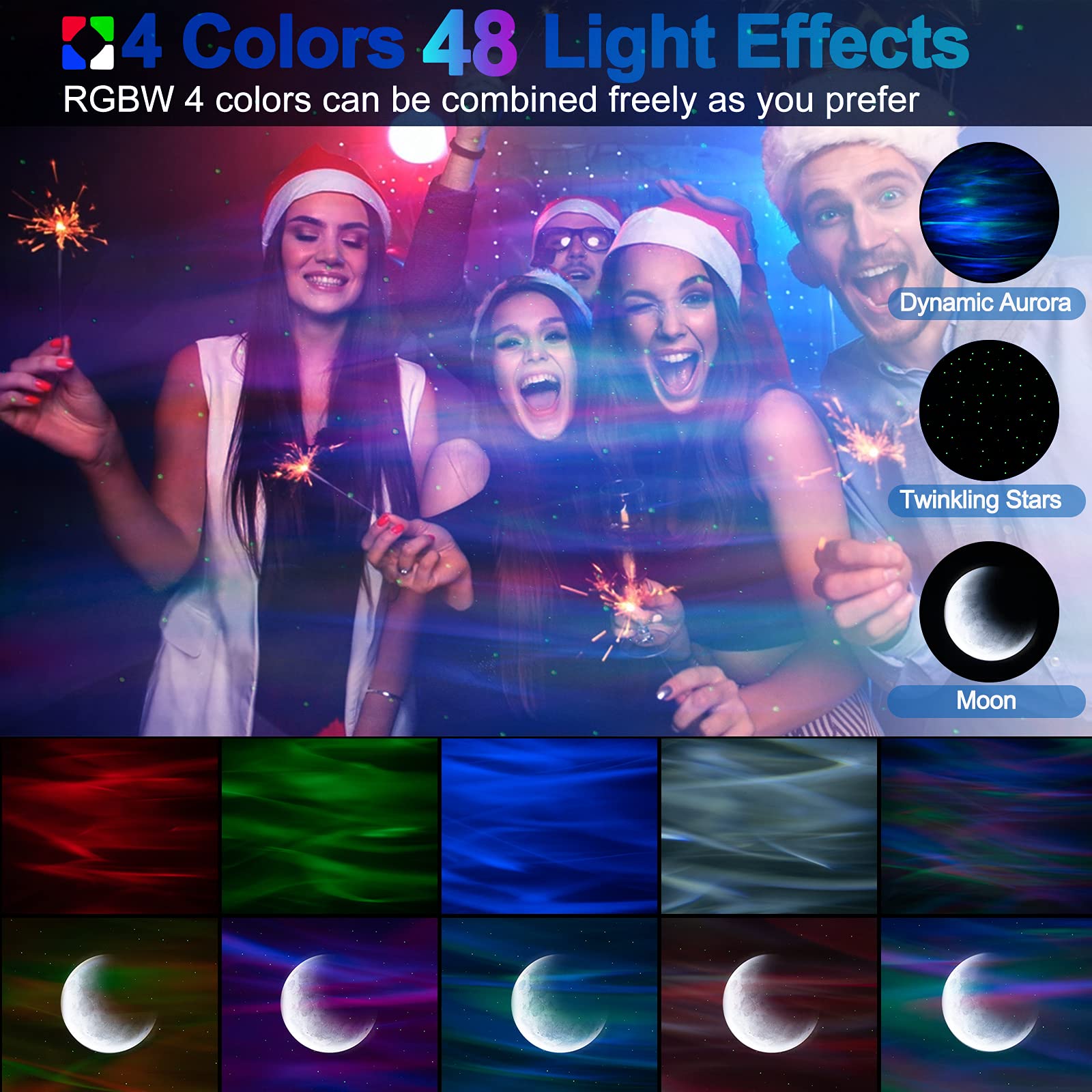 🔥 Great Black Friday Sale🔥Northern Lights Night Light Projector