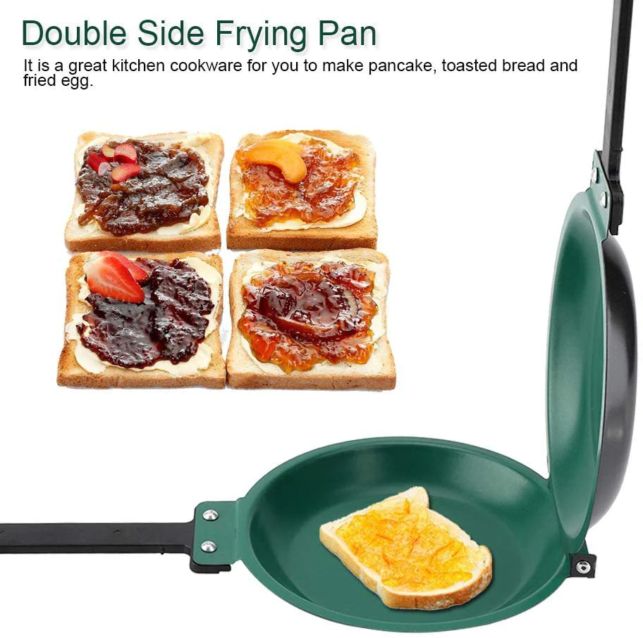 (💕Christmas Sale) DOUBLE SIDED NON-STICK FRYING PAN