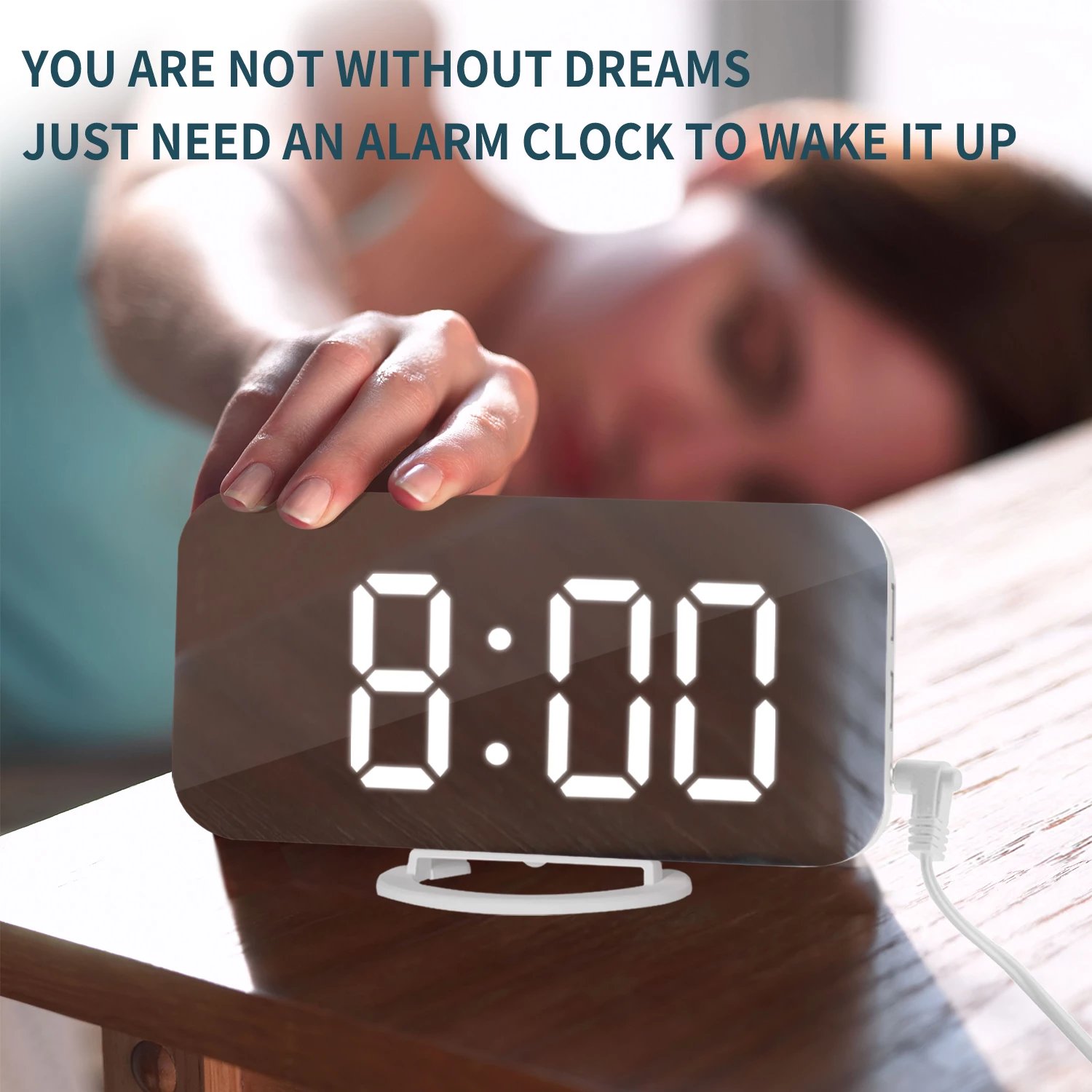 (🎁Last Day Promotion 50%OFF🎁)Mirror projection alarm clock(BUY 2 GET FREE SHIPPING)