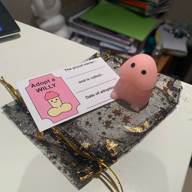🙈Cheeky Stress Relief: Willy Adoption for Fun Hen Party Favors💥