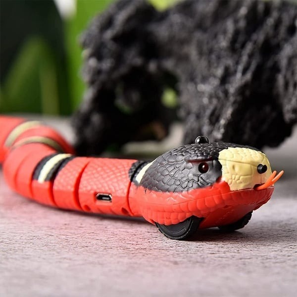 😻Smart Sensing Snake Electron Interactive Cat Toys💗