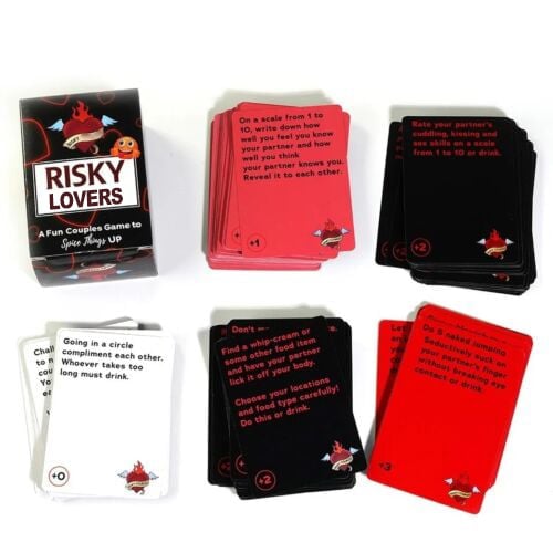 🔥BUY 2 SAVE $10🎴RISKY LOVERS - 150 Spicy Dares & Questions for Your Date Night🎴