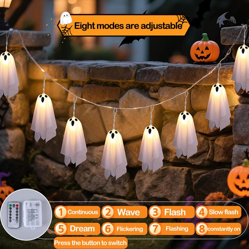 🏆50K+ SOLD! 💥Hanging Ghost Lights – Halloween Home & Garden Decor