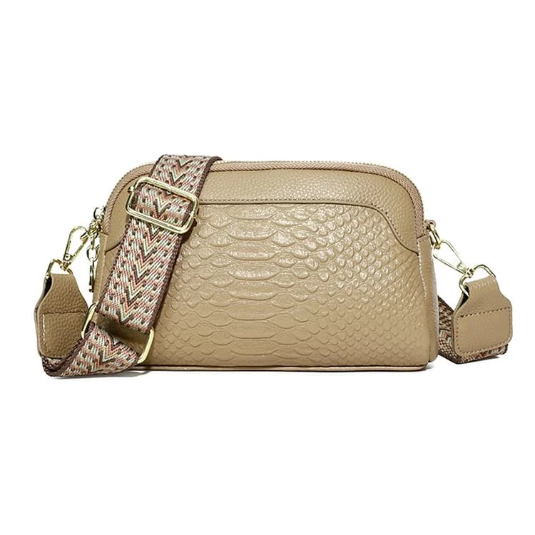 🔥Last Day Promotion 50% OFF🔥 - First Layer Cowhide Crossbody Bag Alligator Pattern Women Shoulder Bag for Work