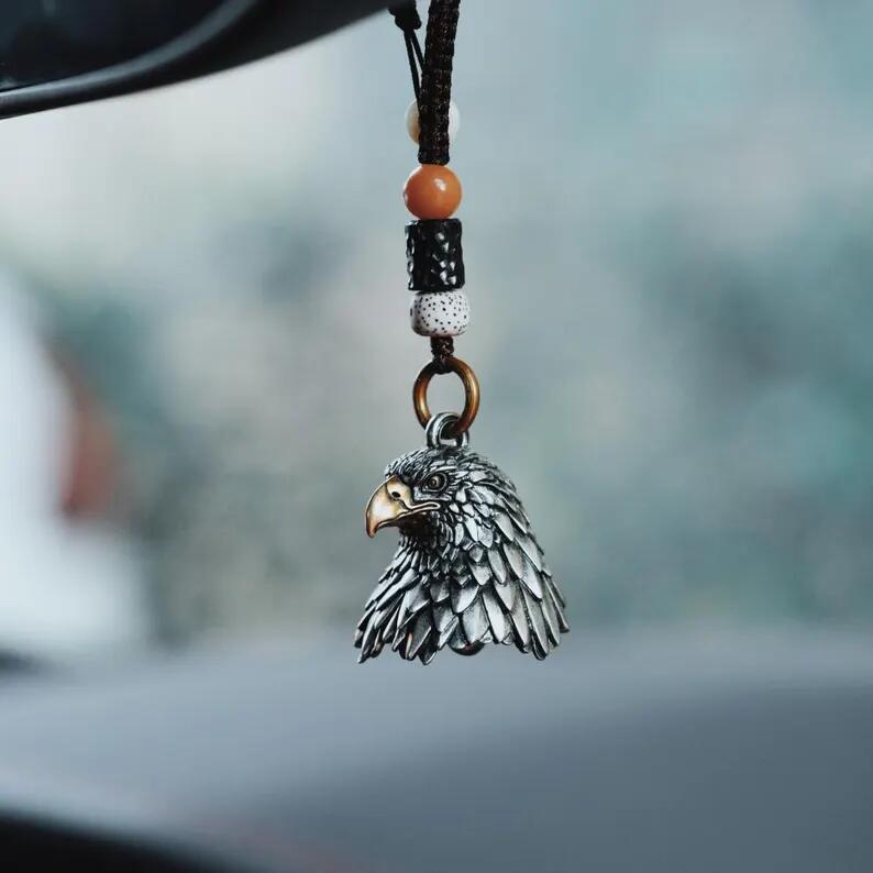 Handcrafted Retro Motorcycle Ride Guardian Bell - Good Luck Charm