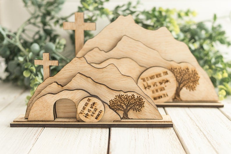 🔥Last Day Promotion 50% OFF🔥 - EMPTY TOMB WOODEN EASTER DECOR