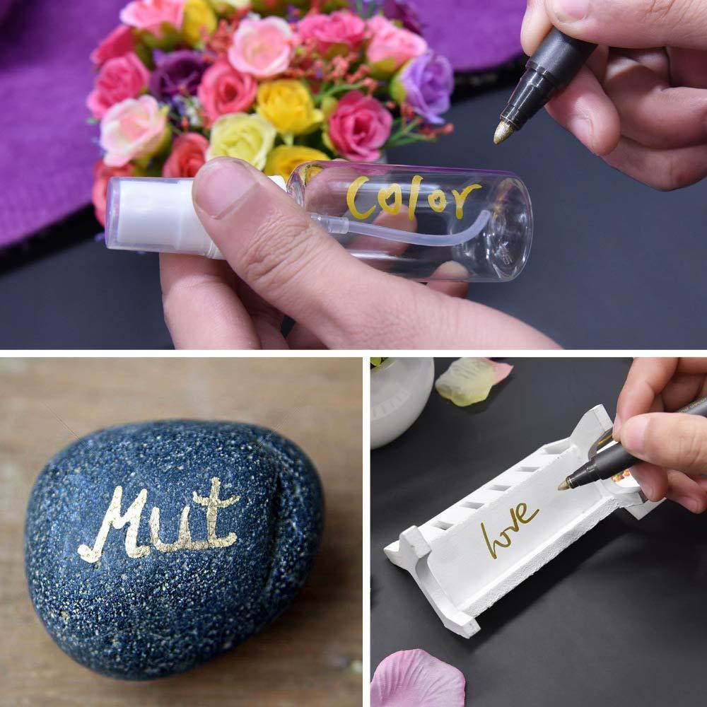 Metallic Marker Pens, Paint Pens For Rock Painting, Scrapbooking