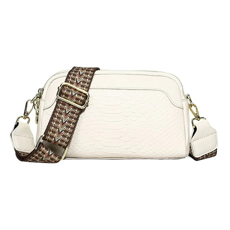 🔥Last Day Promotion 50% OFF🔥 - First Layer Cowhide Crossbody Bag Alligator Pattern Women Shoulder Bag for Work