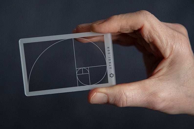 📷Golden Ratio/Fibonacci Composition View Finder