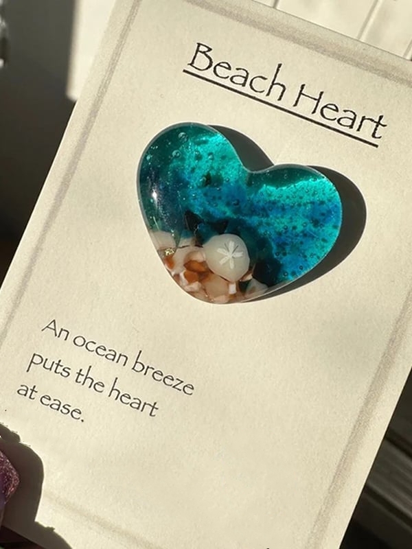 🔥LAST DAY 49% OFF - 🎁Glass Beach Pocket Heart