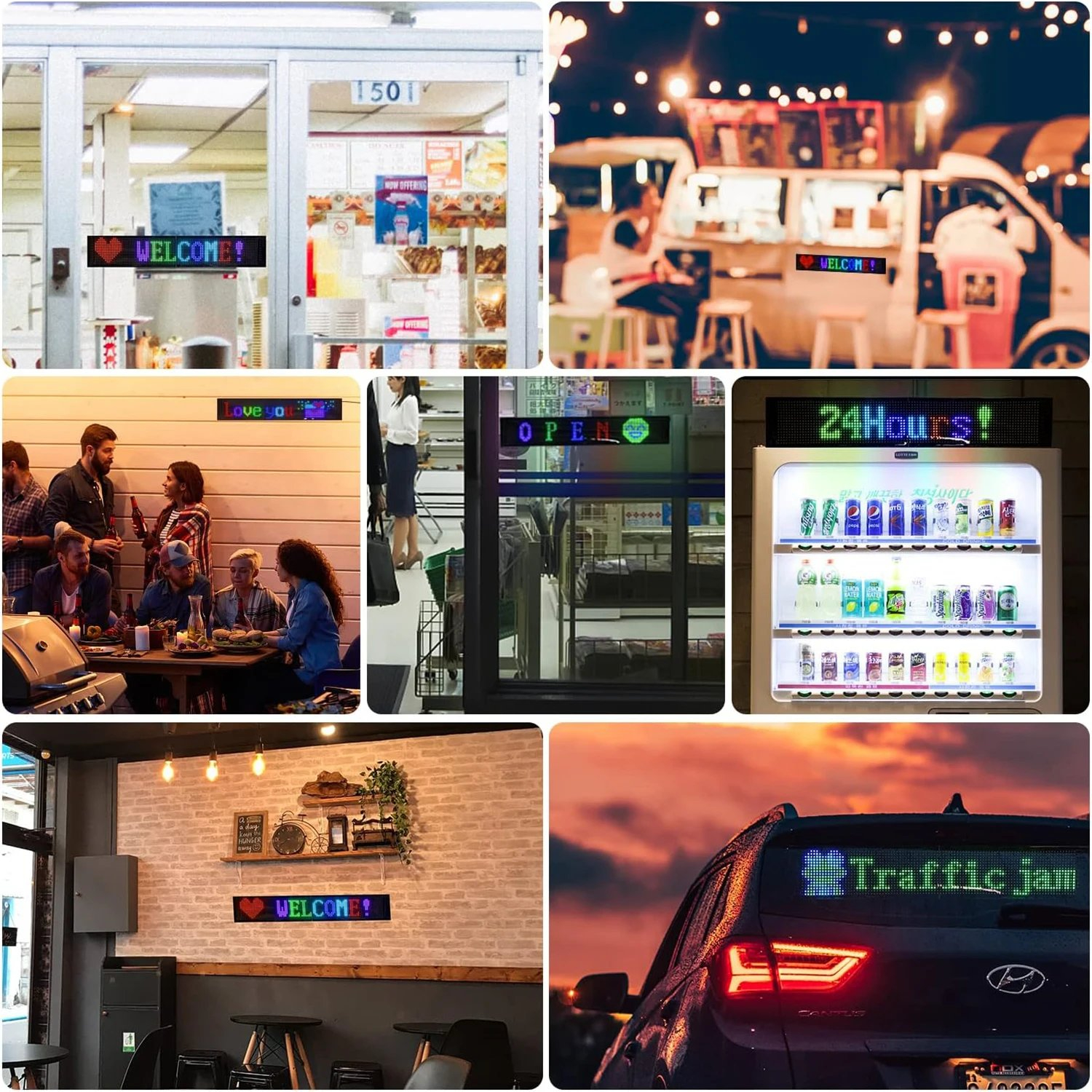 🔥Last Day Promotion 50% OFF🔥 - Ultra-thin flexible Bluetooth LED screen