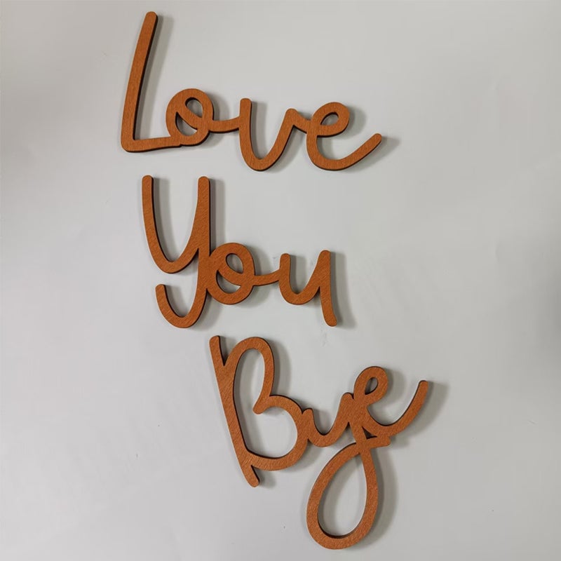 Love You Bye Sign Above Door
