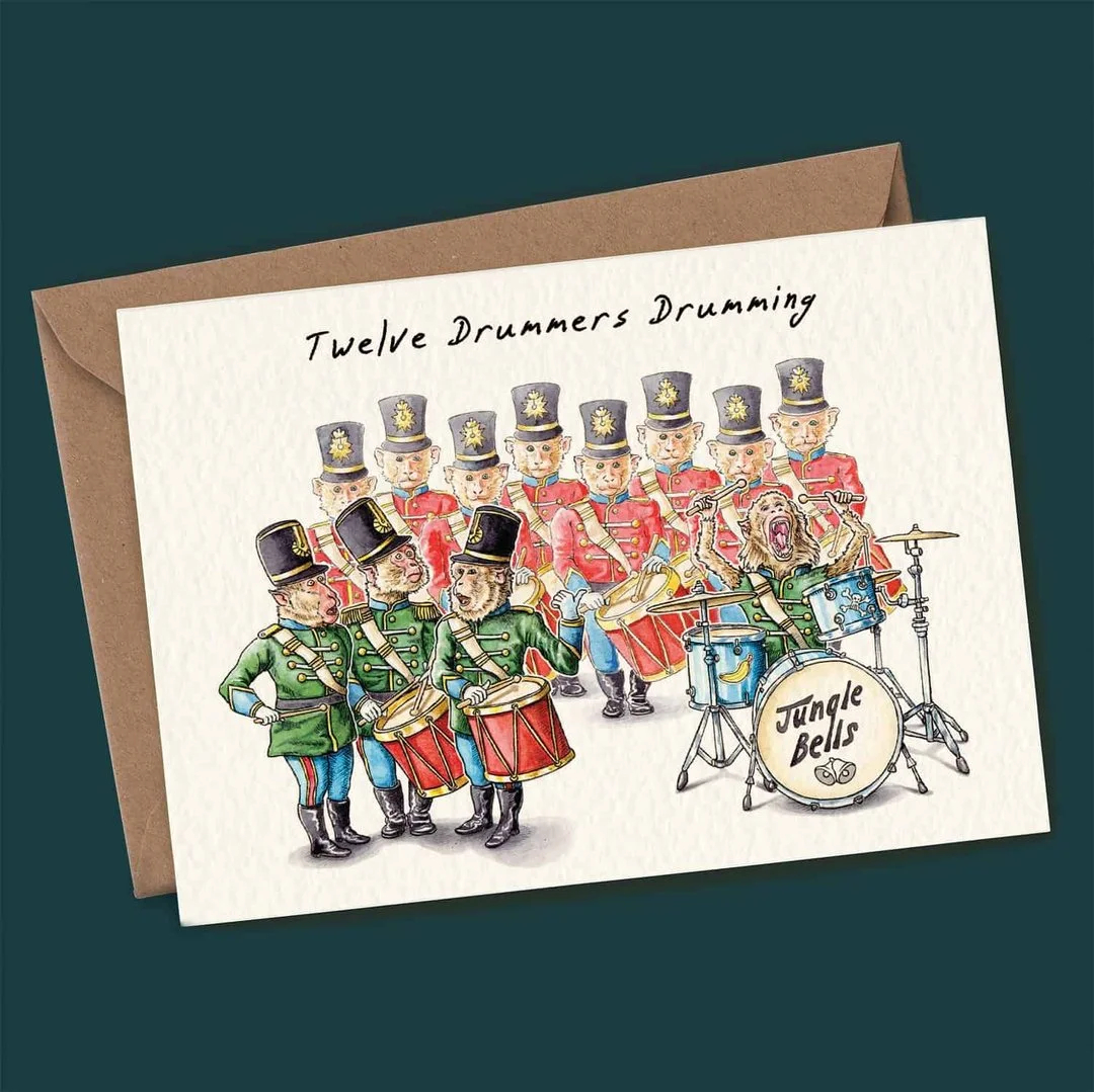 🎁💝2023 CHRISTMAS GIFT - Twelve Days Of Christmas Card Set
