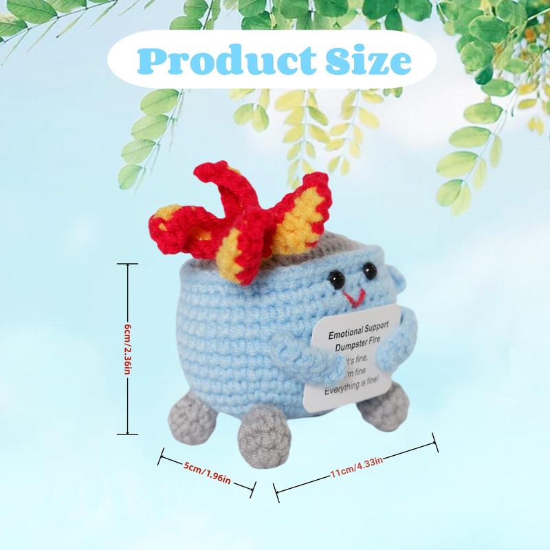 🎄Christmas Gifts 49% OFF - Crochet Dumpster Fire Toy🔥