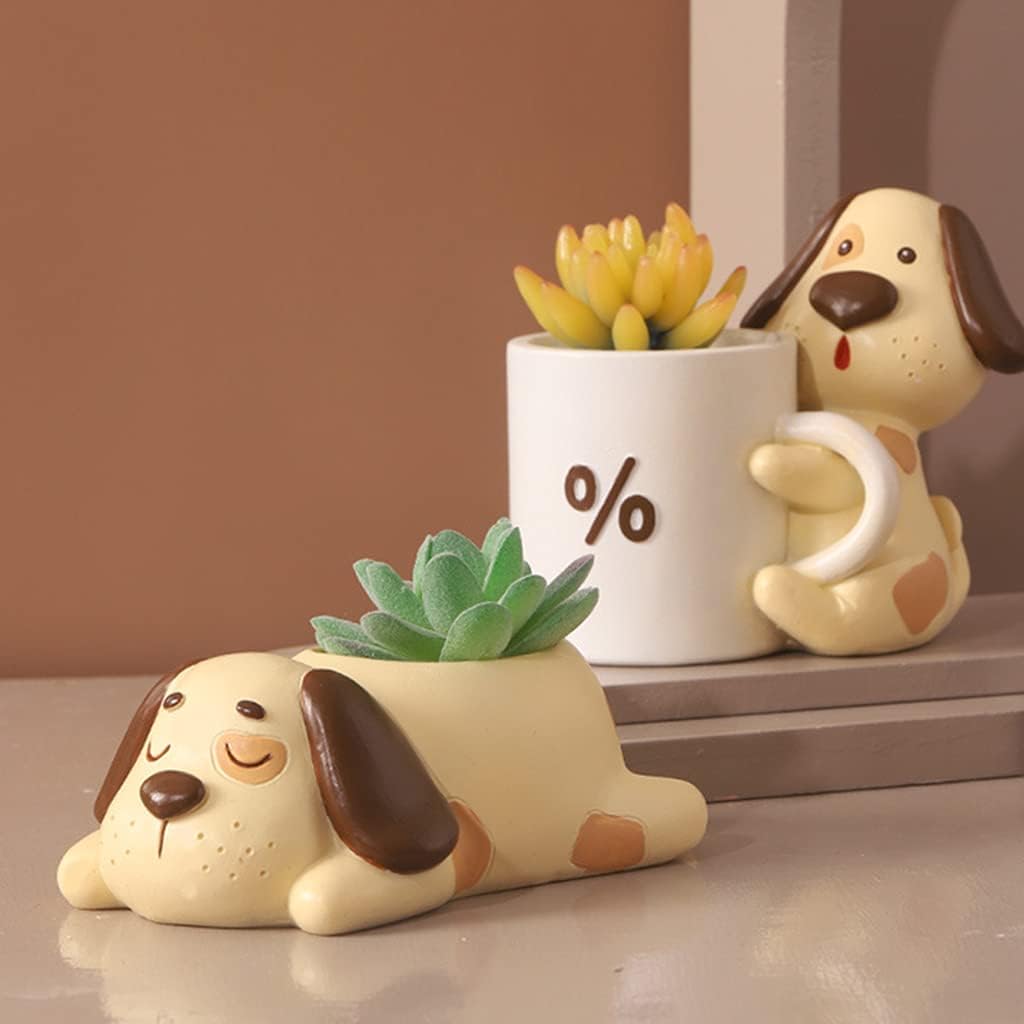 🥰Adorable Animal Shaped Succulent Planter🐶
