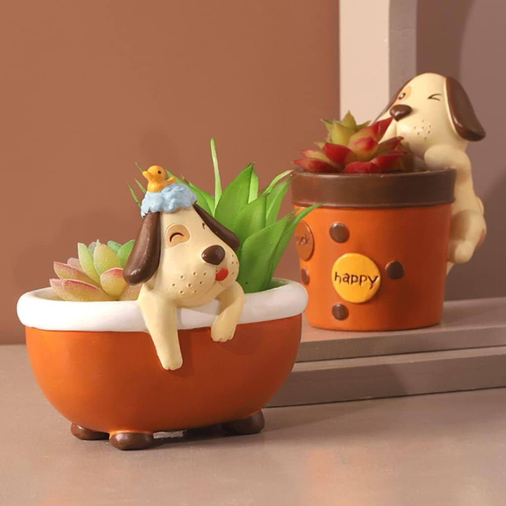 🥰Adorable Animal Shaped Succulent Planter🐶