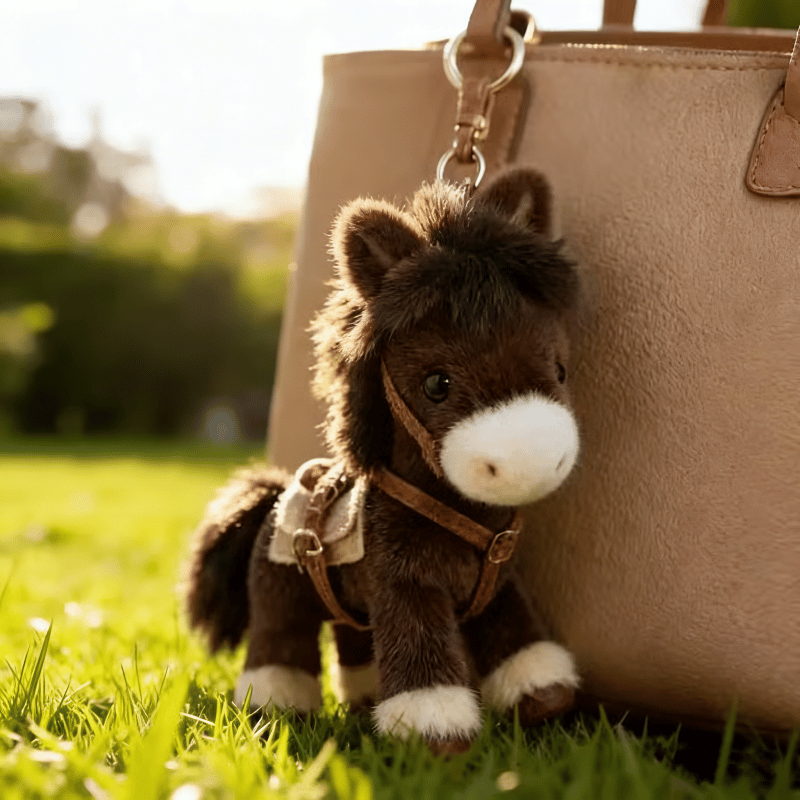 🔥🔥New Year 50% Off--Plush Pony Bag Charm and Keychain 🐎✨2026 Year of the Horse Gift 🎁Perfect for Lovers, Family & Kids!