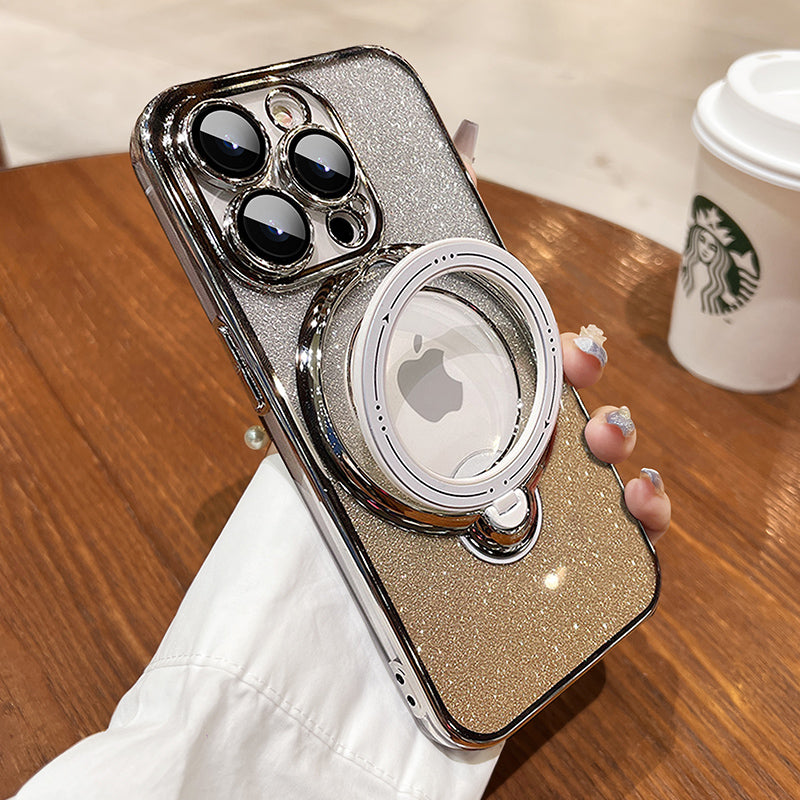 🎁💝2024 Valentine’s Day Gifts - Glitter Magnetic Magsafe Ring Holder Case for iPhone 