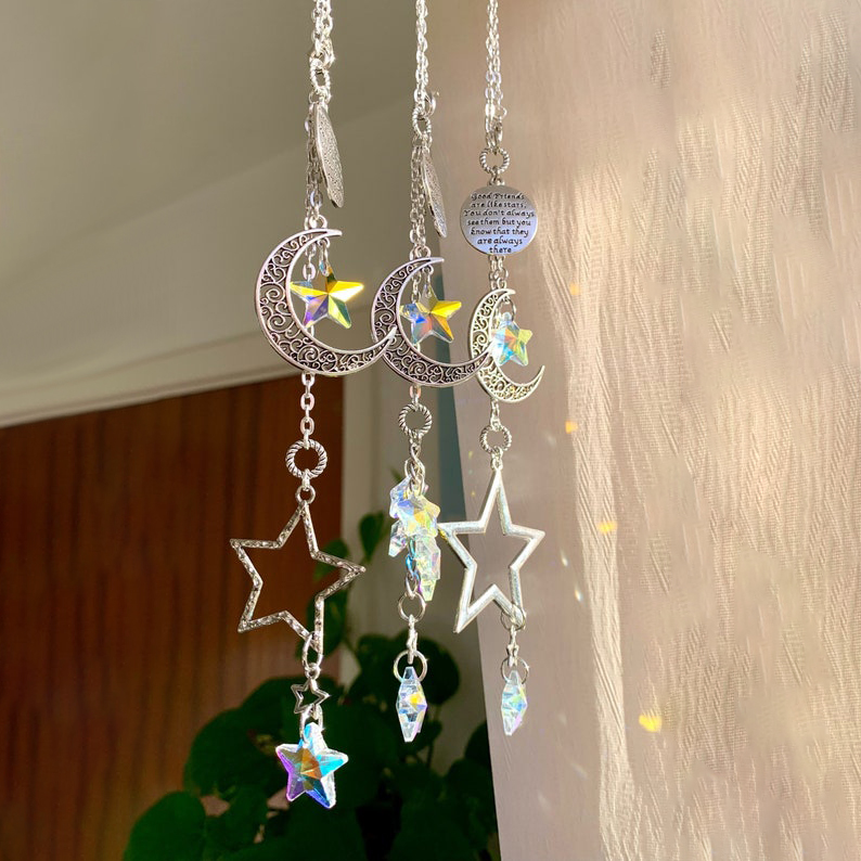 💝Perfect Gift for Best Friends🥰Crystal Stars Suncatcher✨