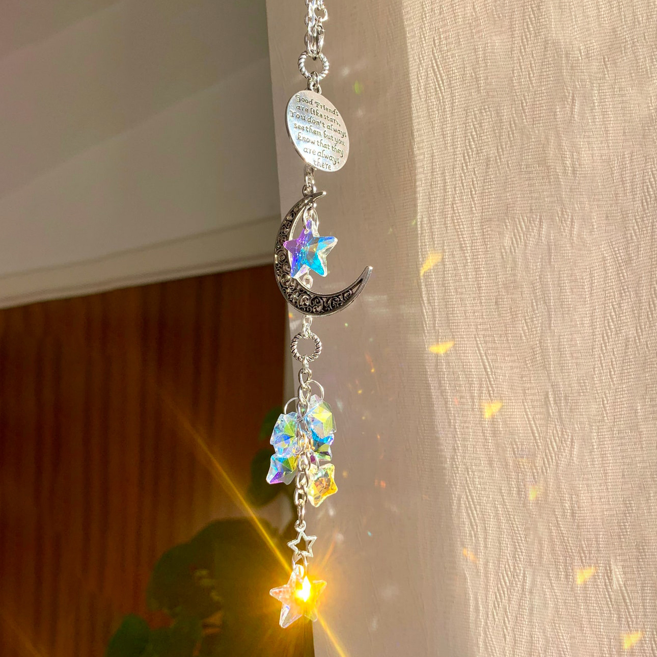 💝Perfect Gift for Best Friends🥰Crystal Stars Suncatcher✨