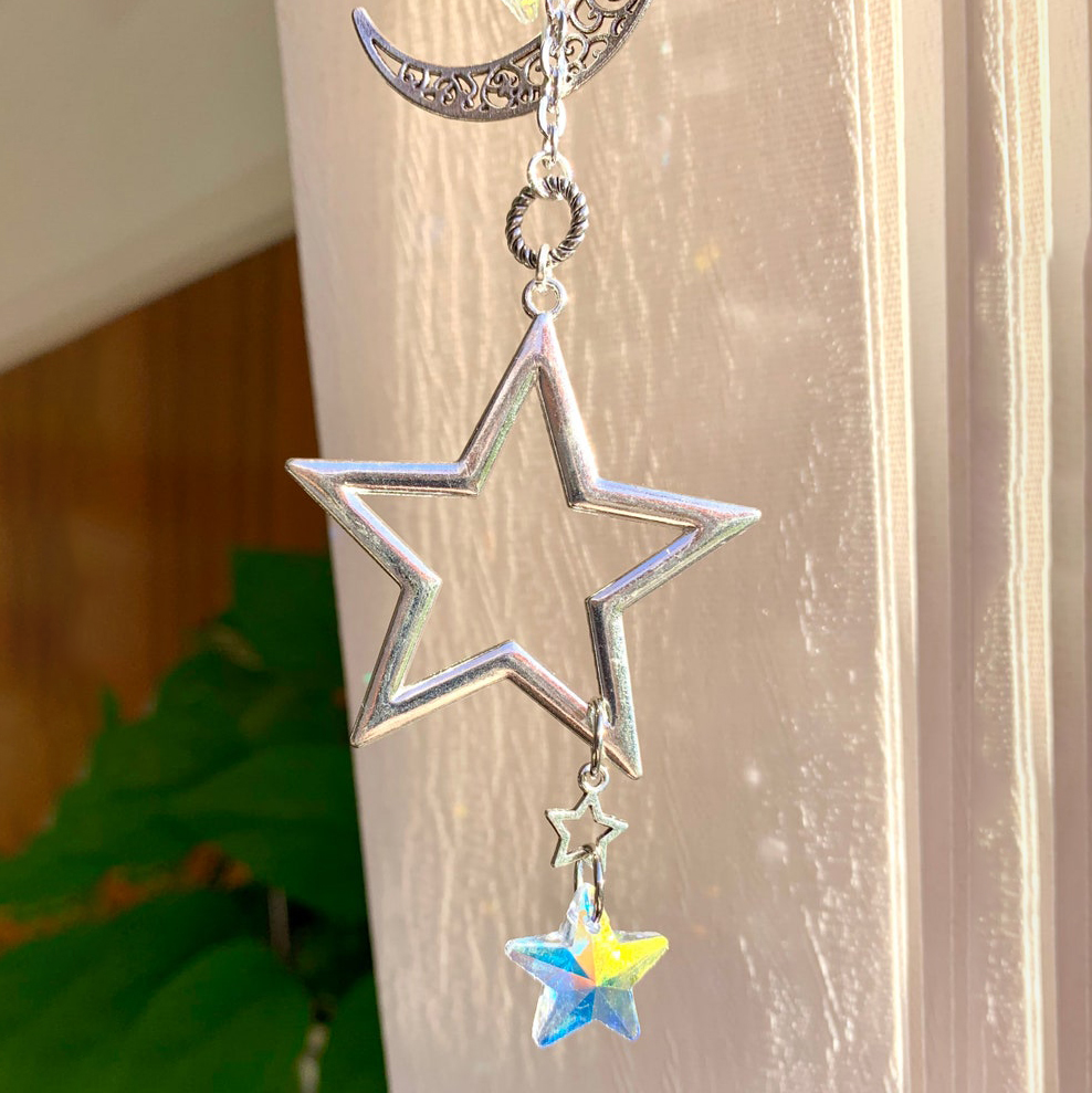 💝Perfect Gift for Best Friends🥰Crystal Stars Suncatcher✨