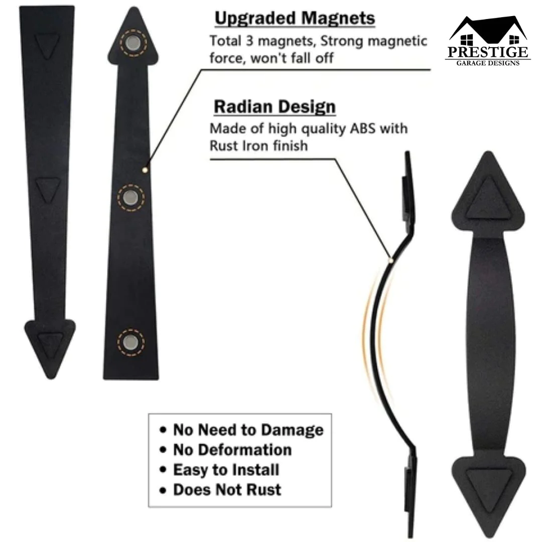 Essential Garage Door Accents (Magnetic 6-PC Set)