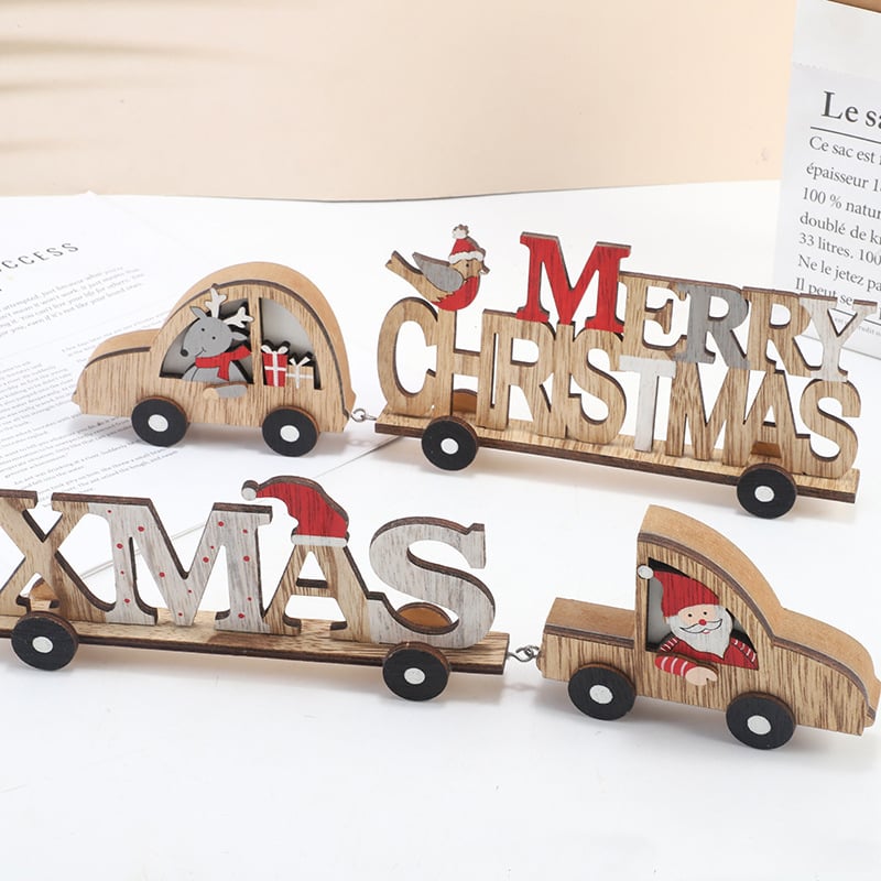 🎅2024 Christmas Gift - 🎄Wooden Colorful Christmas Ornaments