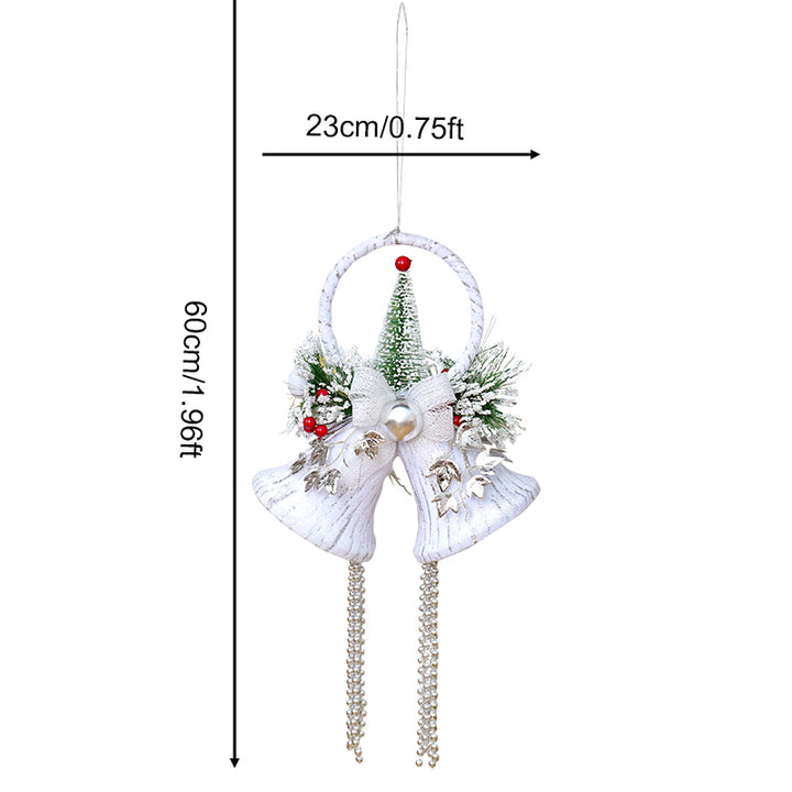 ON SALE🔥Christmas Decorations White Bell Hanging Ornaments