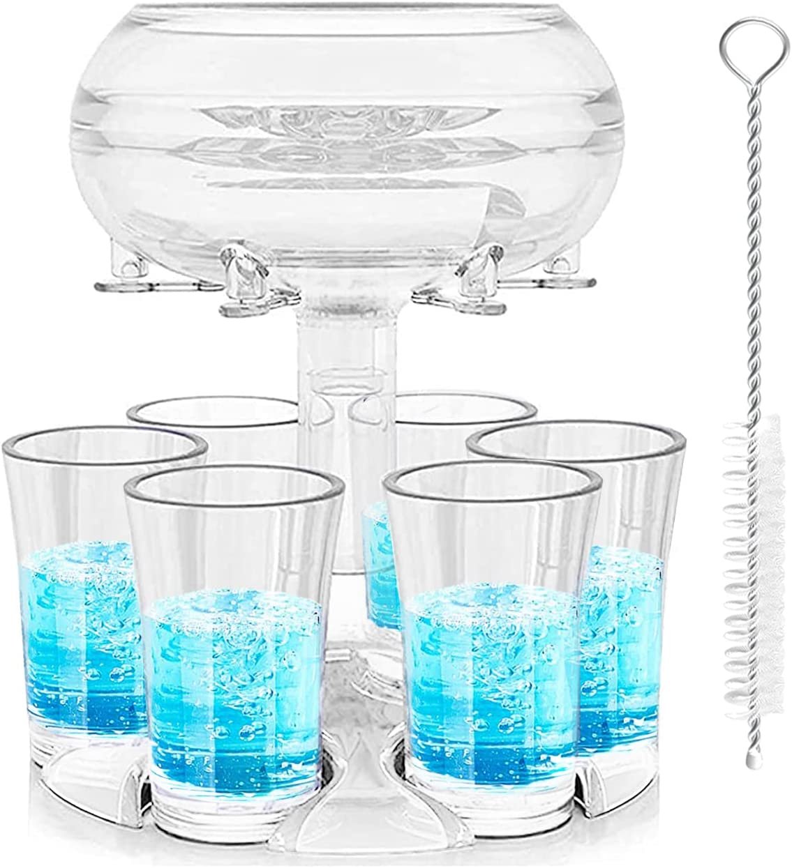 🥂6 Shot Glass Dispenser and Holder
