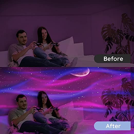 RGB star projection lamp
