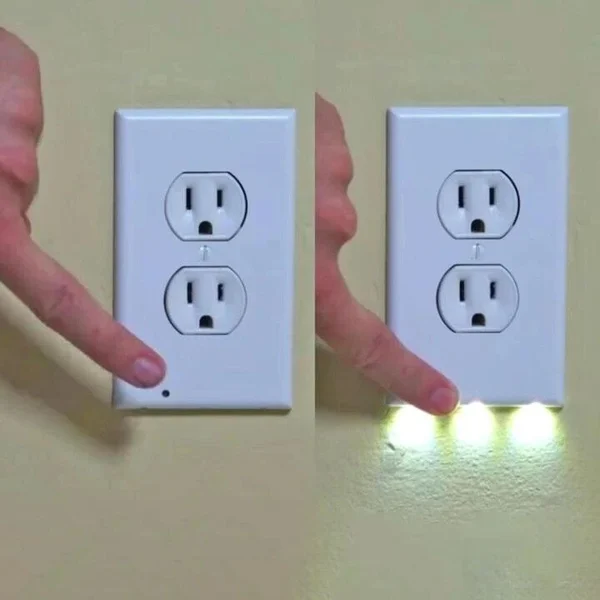 💡Last Day 49% OFF - Outlet Wall Plate With Night Lights (No Batteries or Wires)