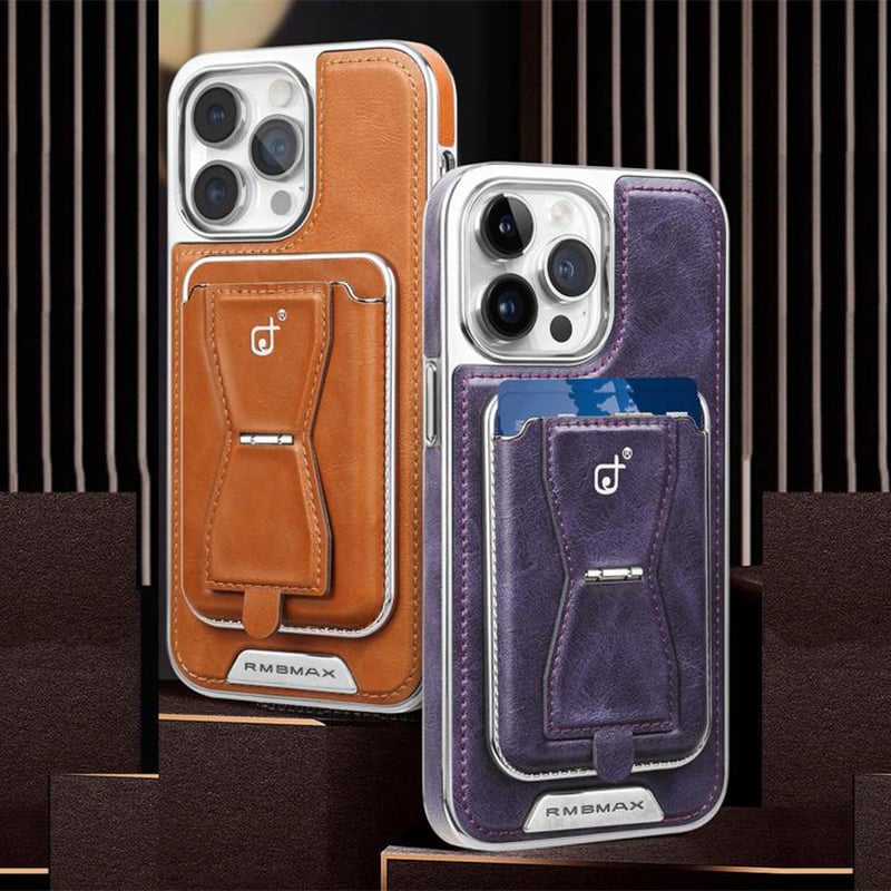 🔥Last Day Promotion 50% OFF🔥 -🤑🤑Luxurious Leather Magnetic iPhone Case with Removal Card Holder