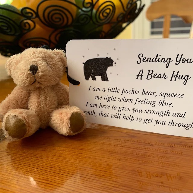A LITTLE POCKET BEAR HUG