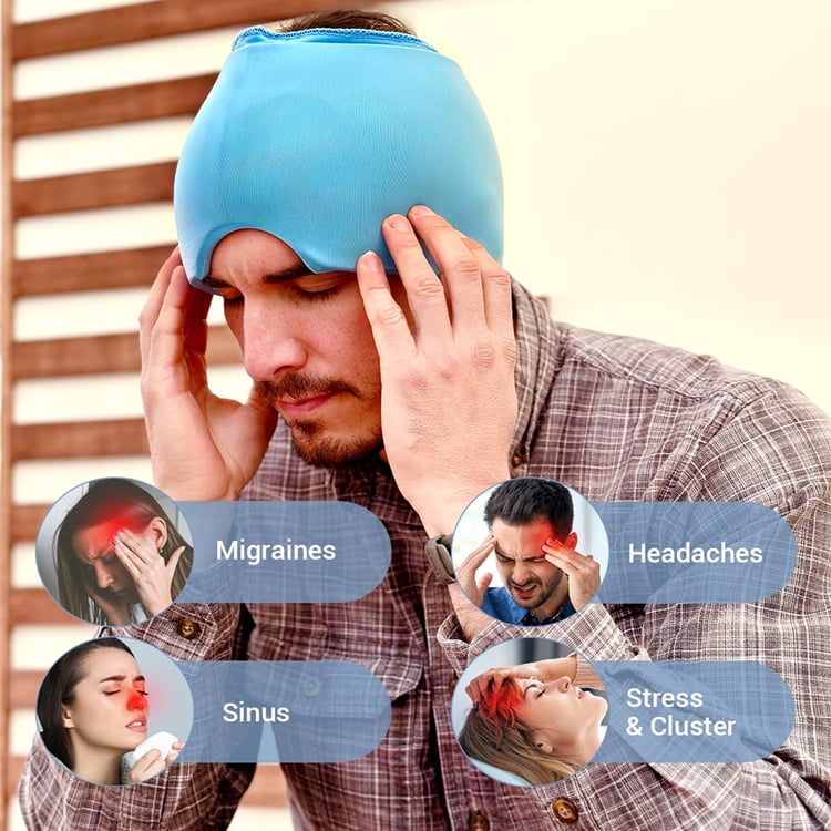 🔥Last Day Promotion 50% OFF🔥 - Hot and Cold Therapy Migraine Relief Cap