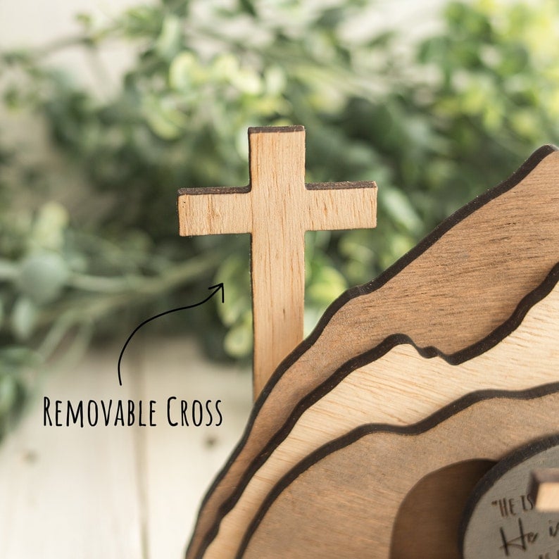 🔥Last Day Promotion 50% OFF🔥 - EMPTY TOMB WOODEN EASTER DECOR